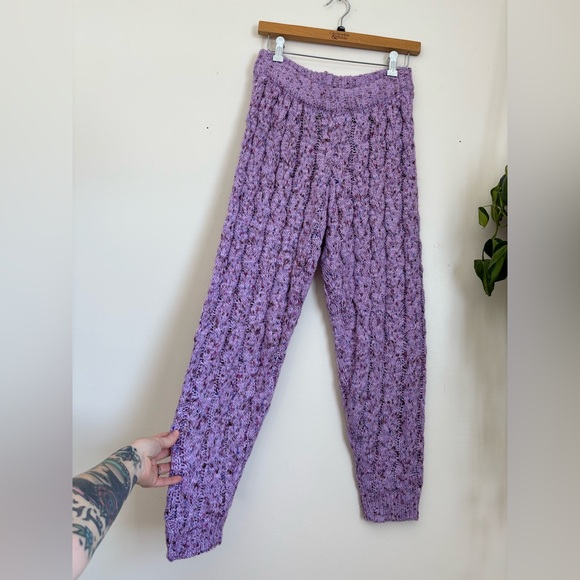 Free People Intimately Under The Mistletoe Joggers In Purple - Picture 5 of 8